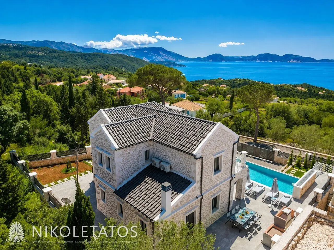 Villa Of M² With In Greece