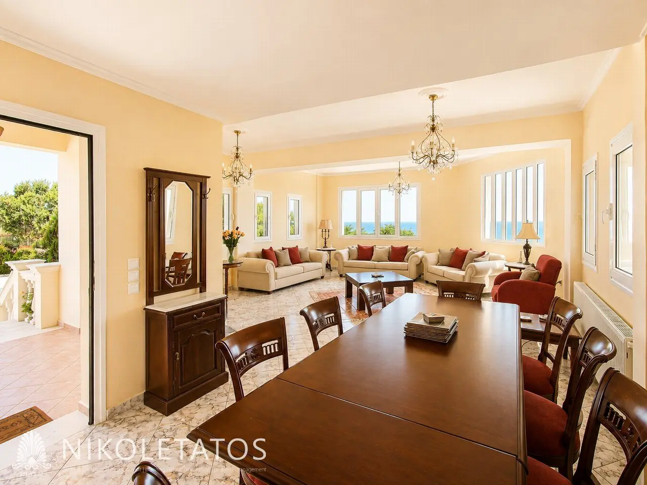Villa Of 120 M² With Sea View In Skala, Greece