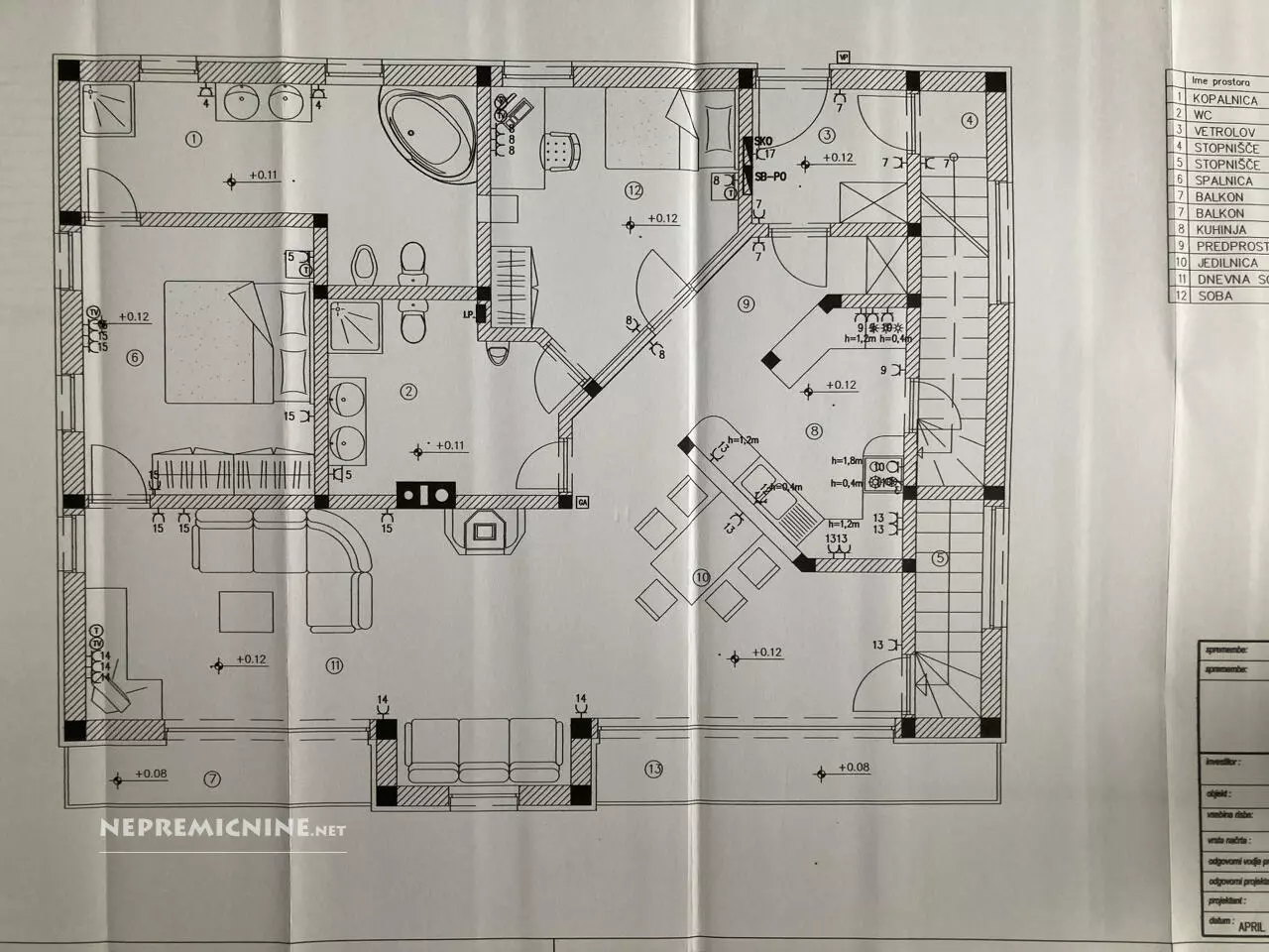 Main floor plan A New Large Country Villa By The River Surrounded By Nature In Slovenia