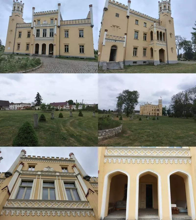 00_podglad_6_zdjec 19th-century Neo-gothic Palace For Sale Near Opole, Poland – 1,800 M², 2 Ha Park