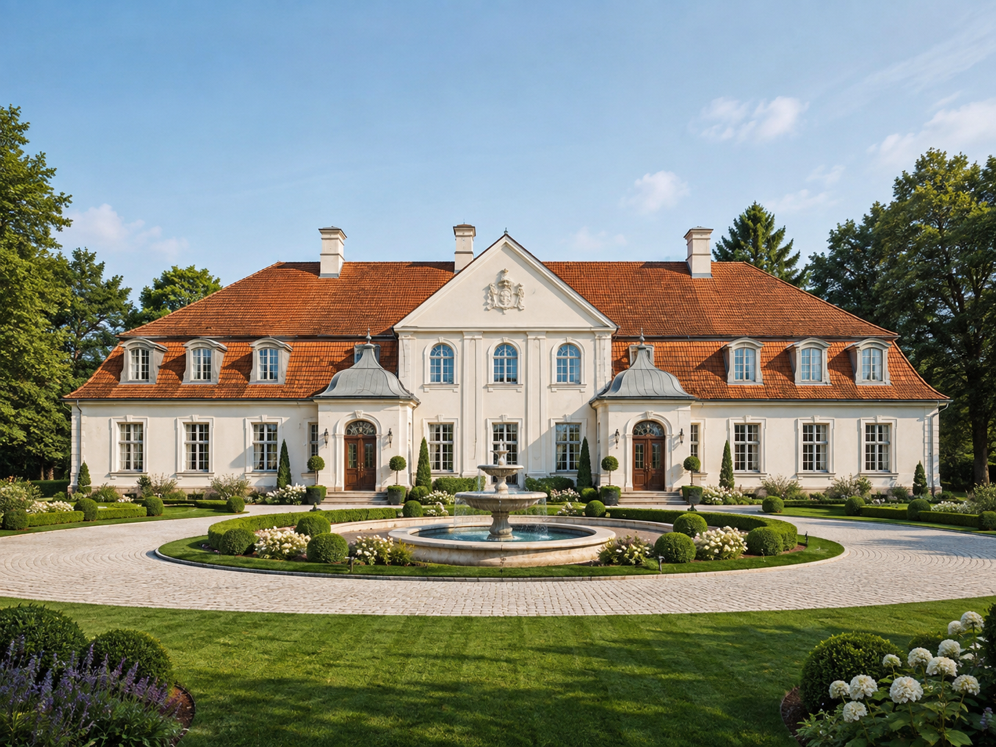 Baroque Lakefront Palace On A Private Peninsula In Poland – 3.1 Ha Estate Near Berlin