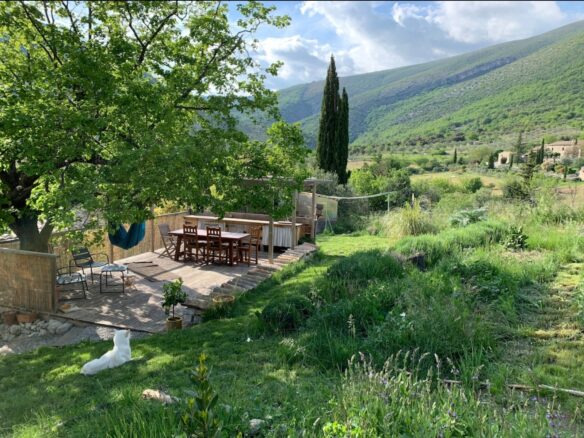 Village House Of 110 M² With Garden And Wooden Terrace In Provence