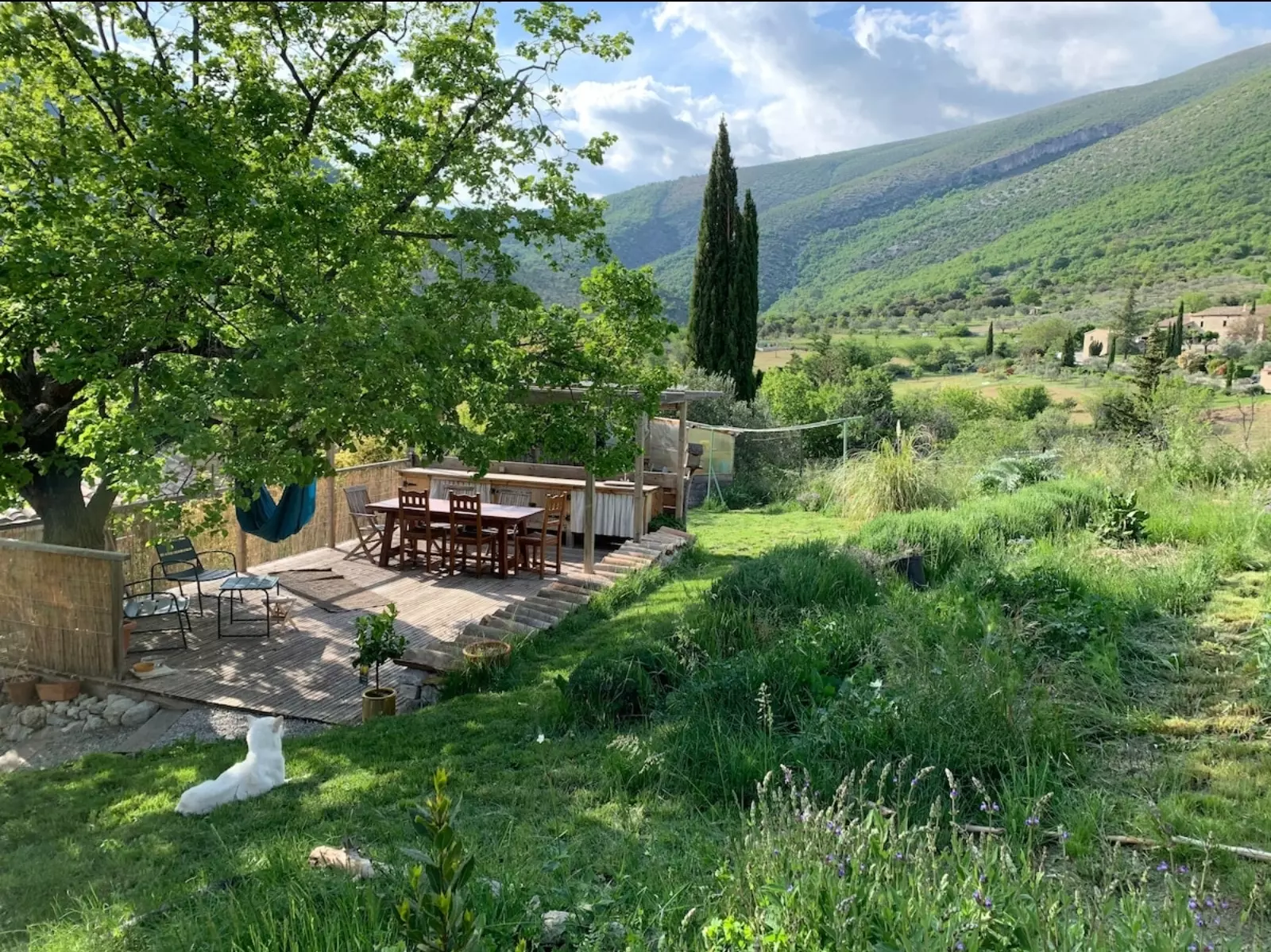 Village House Of 110 M² With Garden And Wooden Terrace In Provence