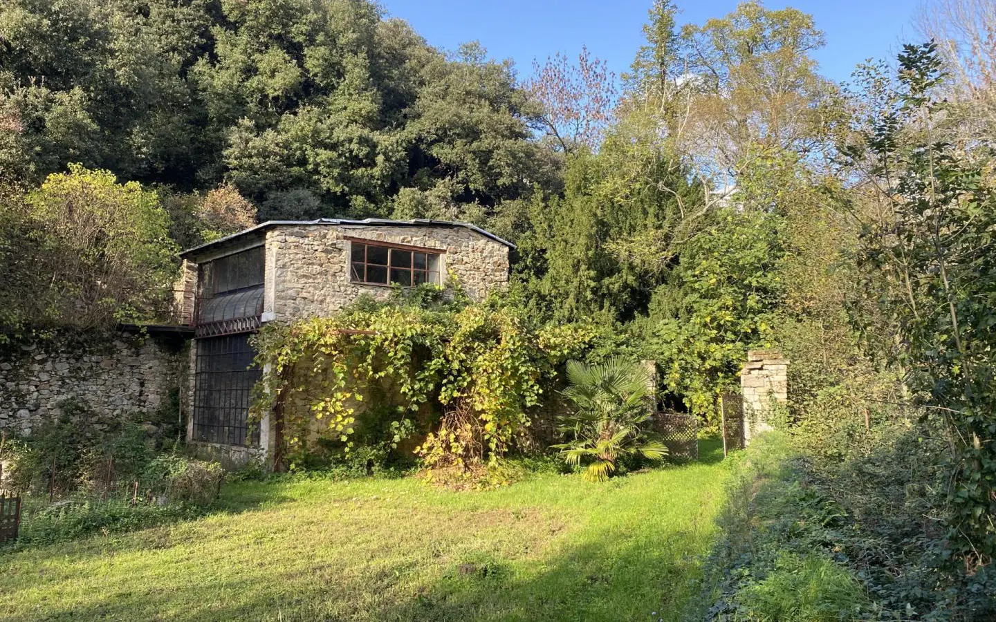 Converted Stone Paper Mill With Potential And Gardens