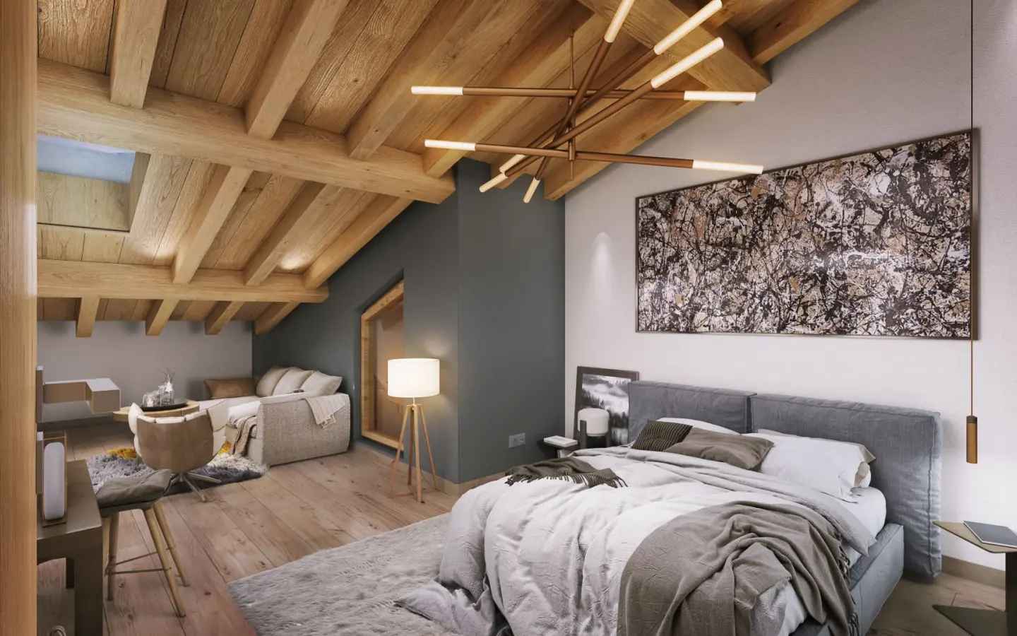 3 Bedroom Penthouse In Proximity To Morzine, Haute-savoie