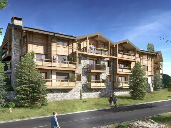 2-bedroom Penthouse In Les Gets, France (69 M²)