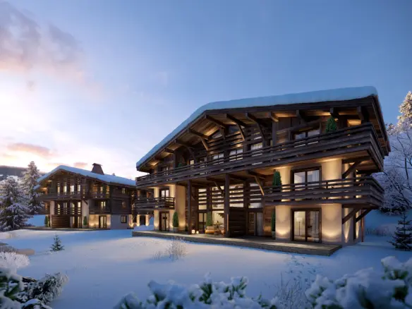 Ski Apartment Of 2 Bedrooms With Mountain View In Megeve, Haute-savoie