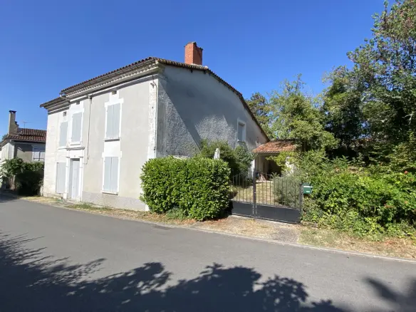 Three-bedroom Village House Of 120 M² With Garage And Garden In Saint-christophe-de-double