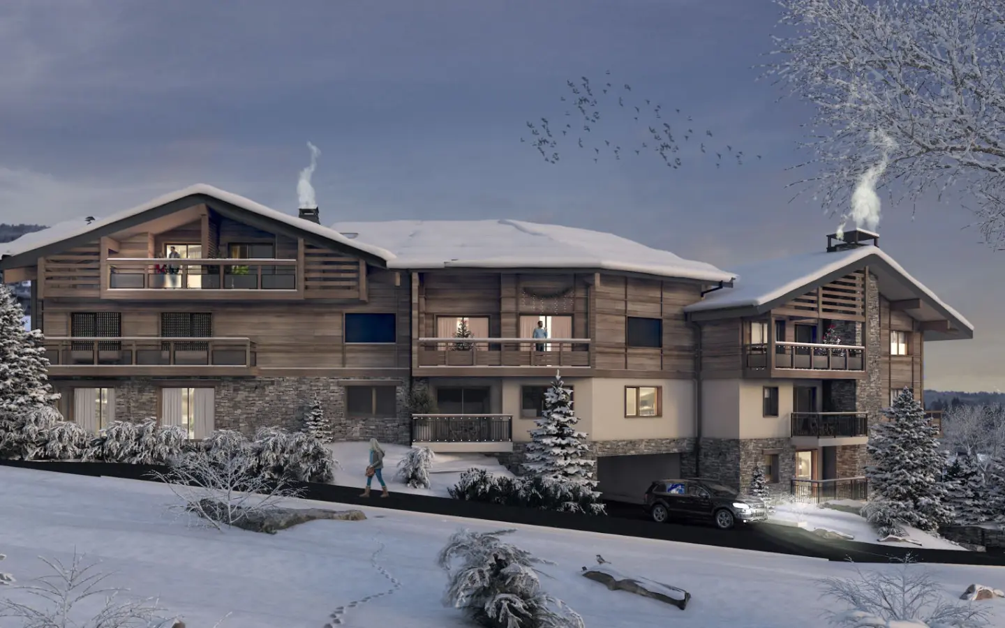 2-bedroom Penthouse In Les Gets, France (69 M²)