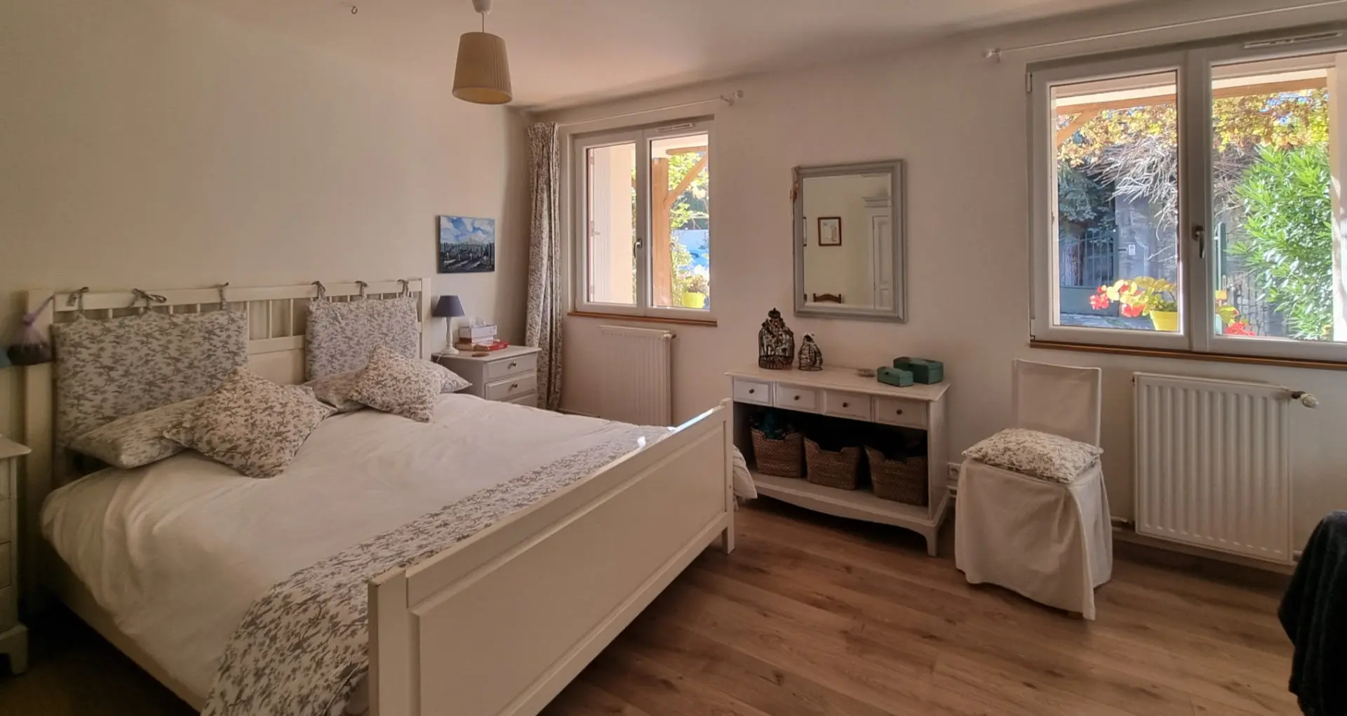 Charming Village Home With Large Gardens, Covered Pool, And Outbuildings