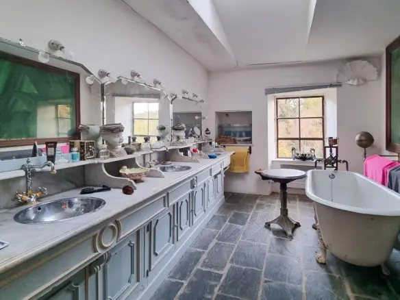 Converted Stone Paper Mill With Potential And Gardens