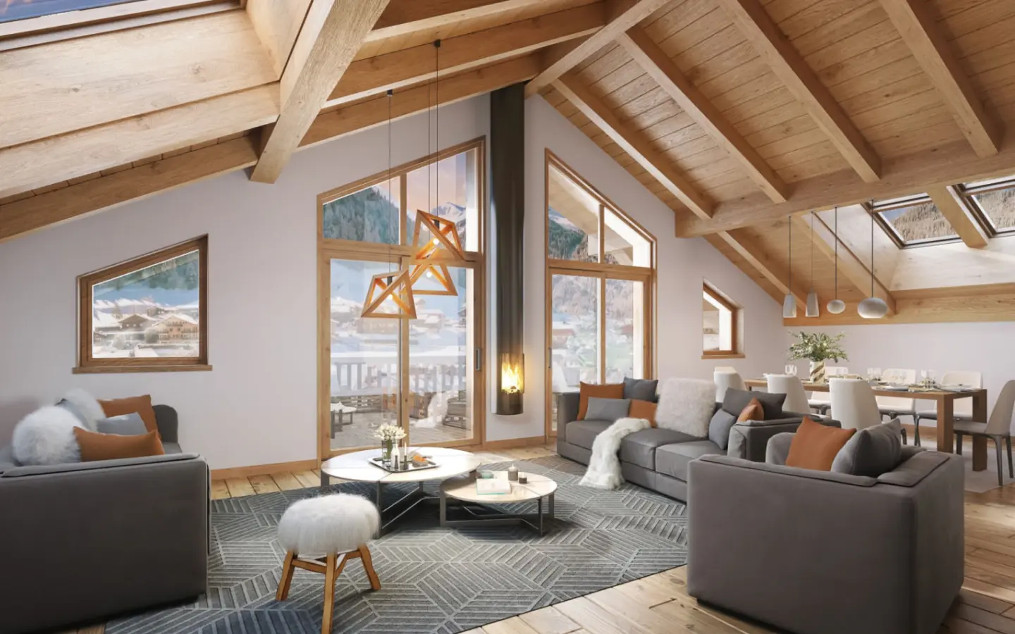 3 Bedroom Penthouse In Proximity To Morzine, Haute-savoie