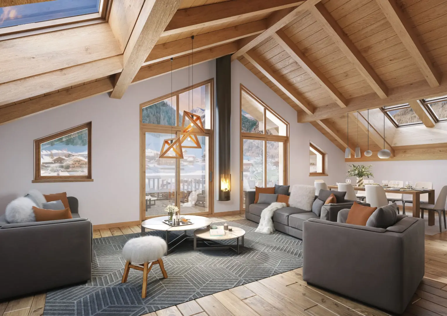 3 Bedroom Penthouse In Proximity To Morzine, Haute-savoie