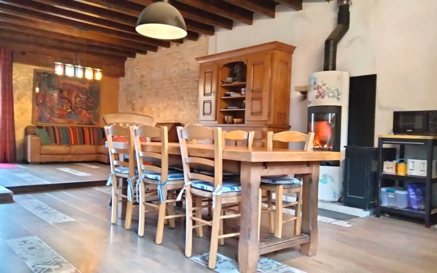 Lovely Golden Stone Picture Book Mill, Nr Ruffec, Charente 3 Bedrooms, 2 Bathrooms, Outbuildings, Views