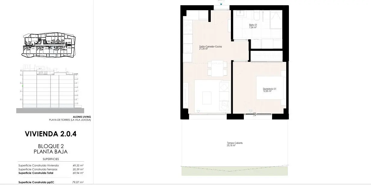 1-bedroom Villa In Villajoyosa, Spain (69 M²)