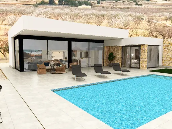 3-bedroom Villa In Pinoso, Spain (184 M²)