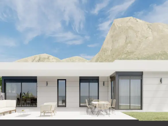 Semi-detached House Of 260 M² With Garden In Polop, Spain