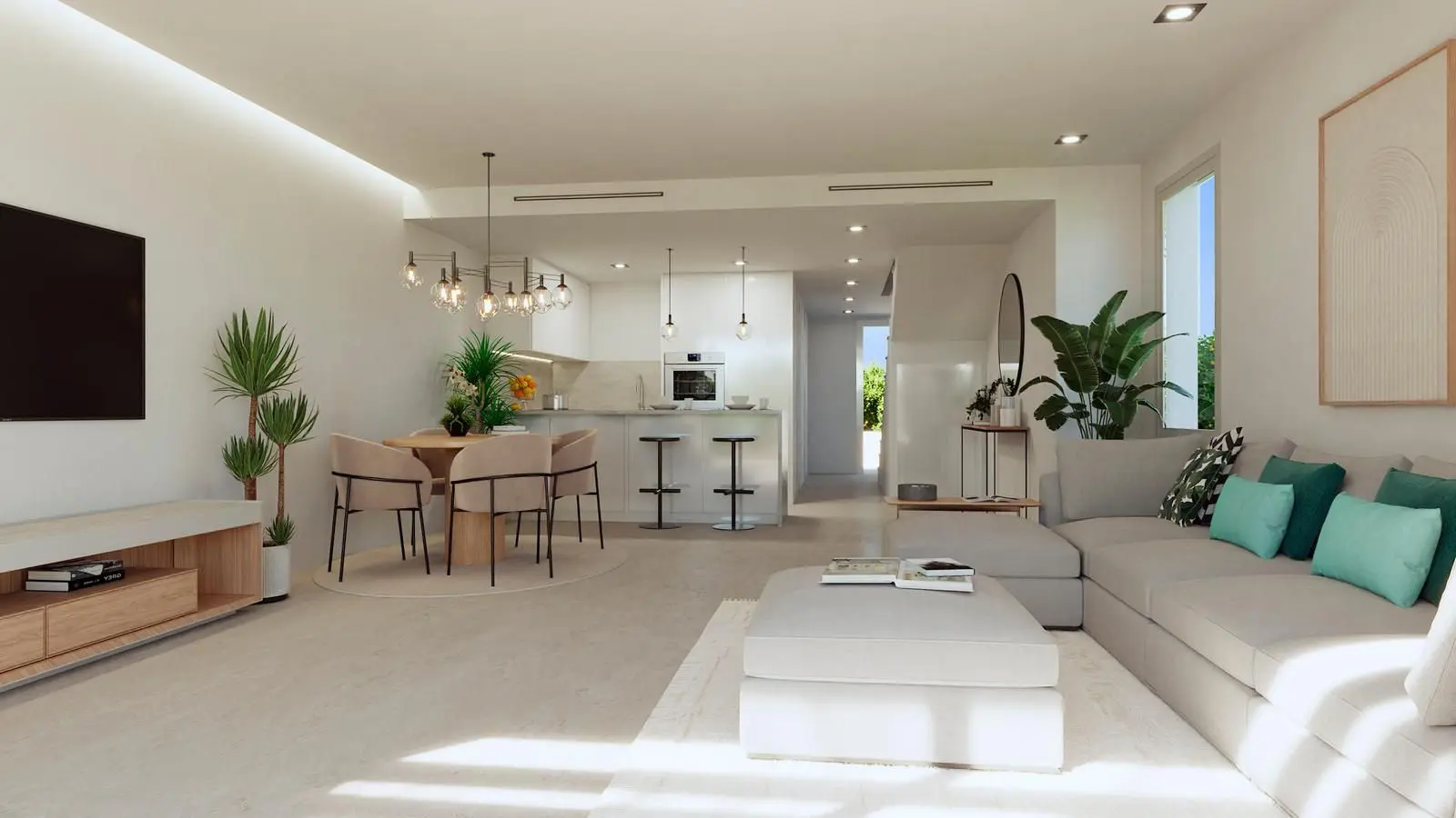 Apartment Of 89 M² With Views In Finestrat, Spain