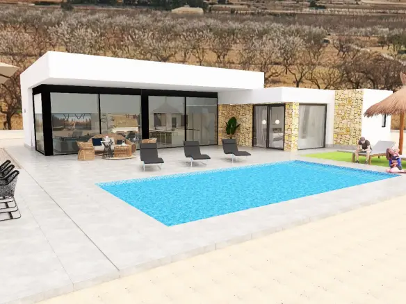 3-bedroom Villa In Pinoso, Spain (184 M²)