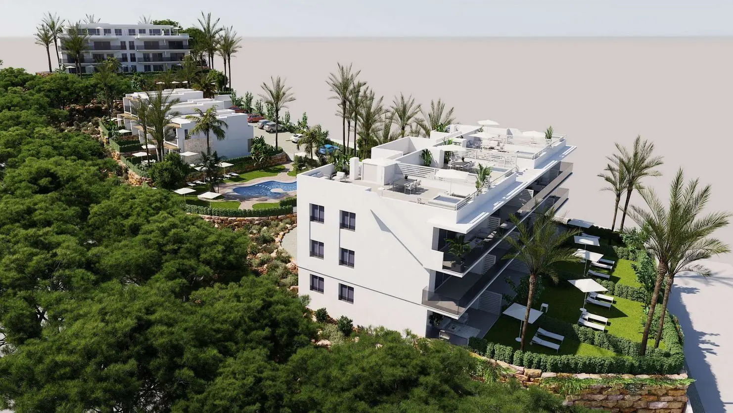 Apartment Of 89 M² With Views In Finestrat, Spain