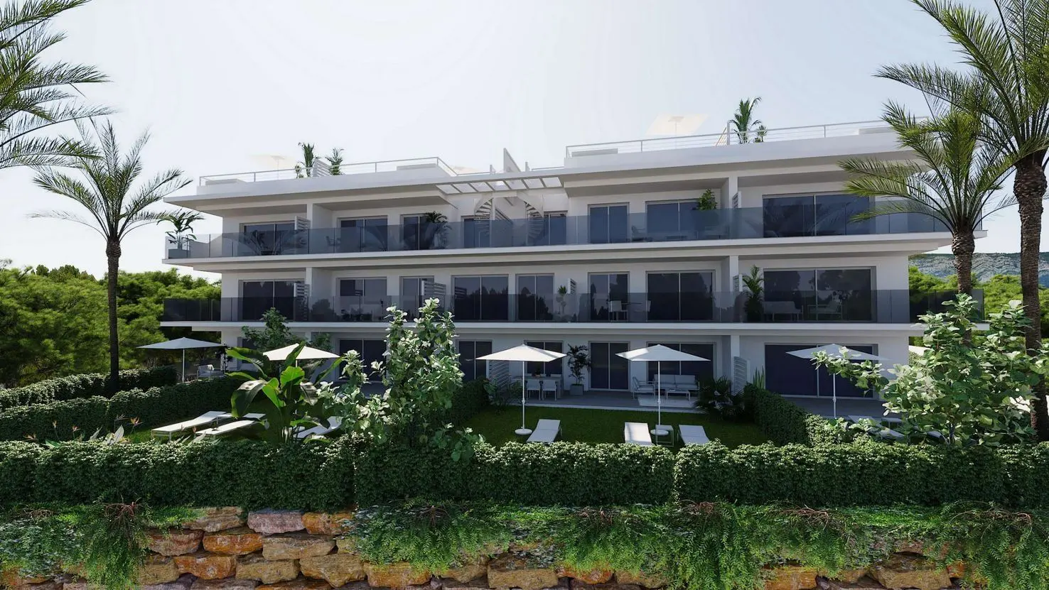 Apartment Of 89 M² With Views In Finestrat, Spain