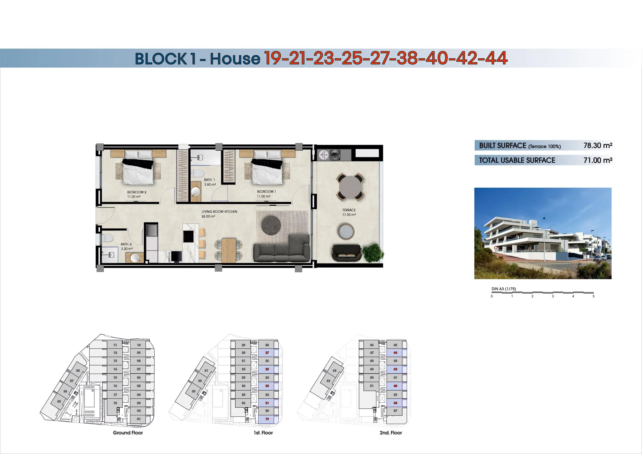 Penthouse Of 78 M² In La Marina, Spain