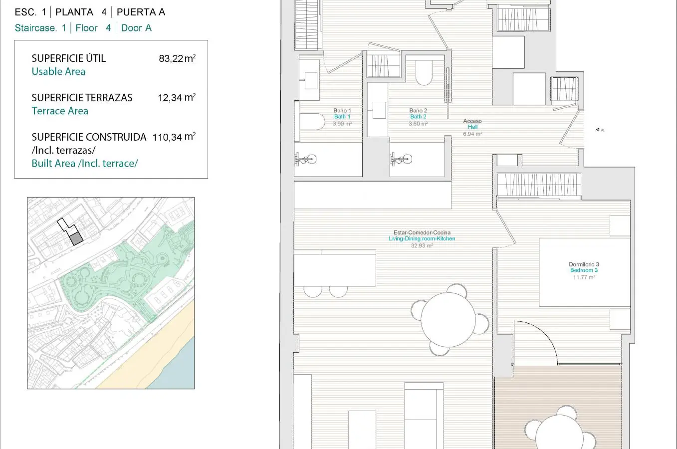 Apartment Of 110 M² In Villajoyosa, Spain