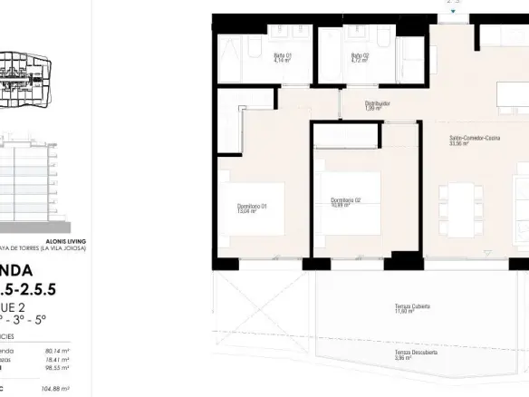 2-bedroom Apartment In Villajoyosa, Spain (110 M²)