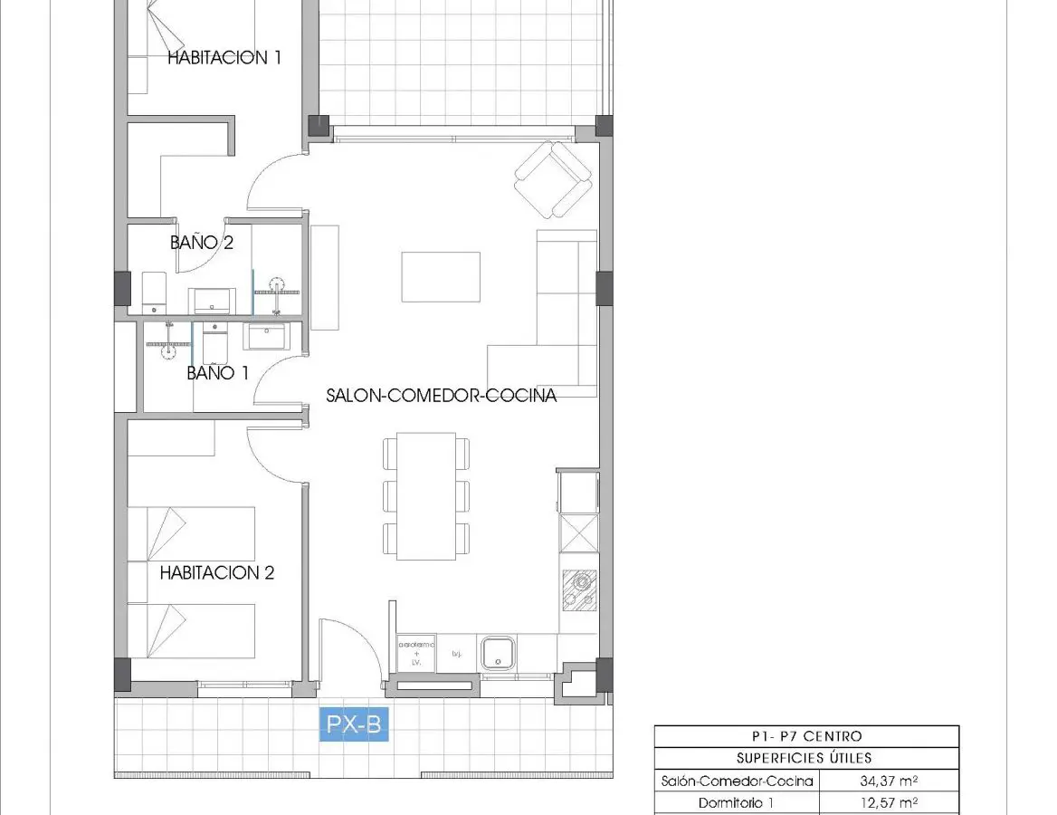Apartment Of 81 M² In Villajoyosa, Spain