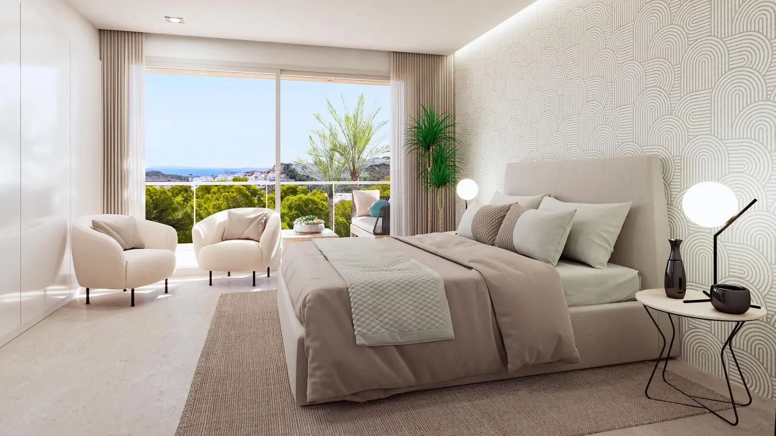 Apartment Of 89 M² With Views In Finestrat, Spain