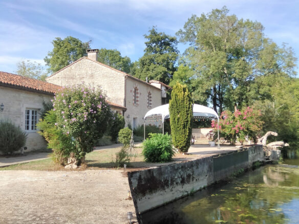 Old Stone Mill Of Private Island With Charente River Views