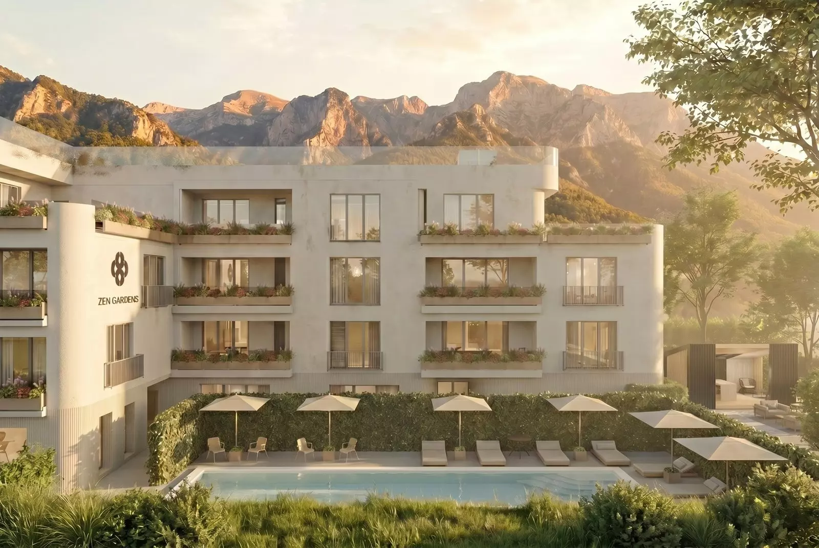 Zen Gardens – Two-bedroom Apartment 87.8 Sqm With Two Bathrooms, New Build, Bar (tomba), Montenegro