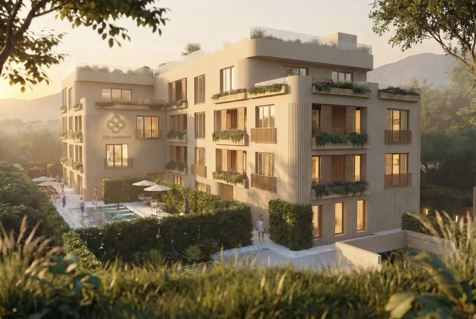 Zen Gardens – Penthouse 191 Sqm With Two Terraces, New Build, Bar (tomba), Montenegro