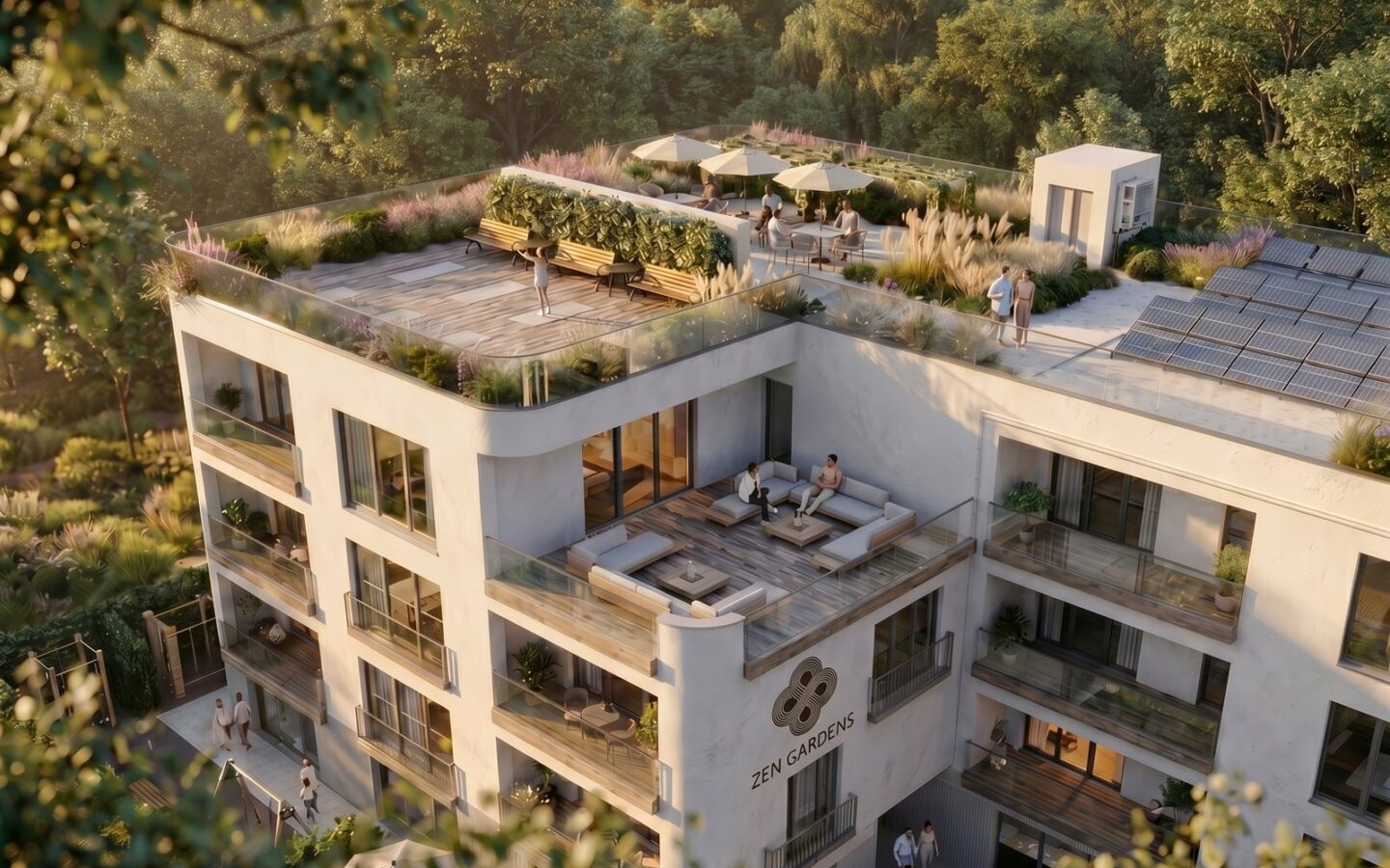 Zen Gardens – Three-bedroom Apartment 109.2 Sqm, New Build, Bar (tomba), Montenegro