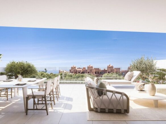 Apartment Of 105 M² With Sea Views In Manilva, Spain