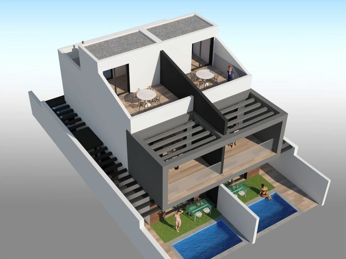 Villa Of 96 M² In Santiago De La Ribera, Spain