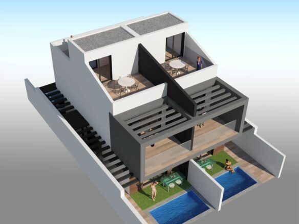 Villa Of 96 M² In Santiago De La Ribera, Spain