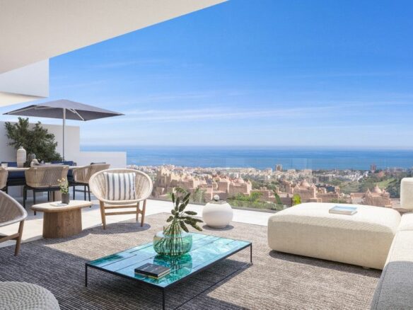 Apartment Of 105 M² With Sea Views In Manilva, Spain