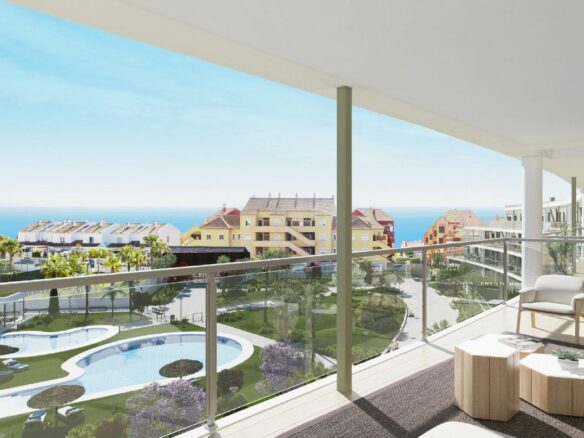 Apartment Of 136 M² With Sea Views In Manilva, Spain