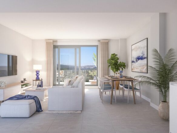 Apartment Of 118 M² With Sea Views In Manilva, Spain