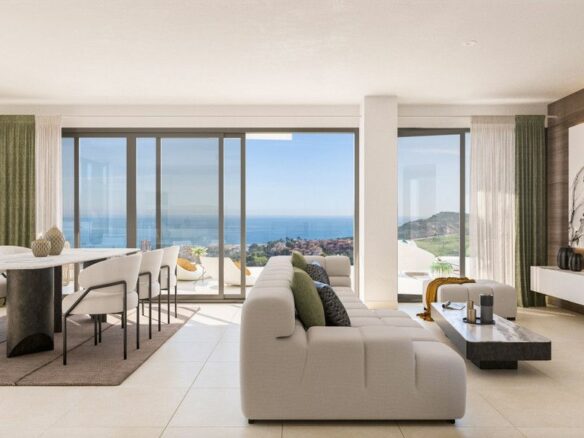 Apartment Of 105 M² With Sea Views In Manilva, Spain