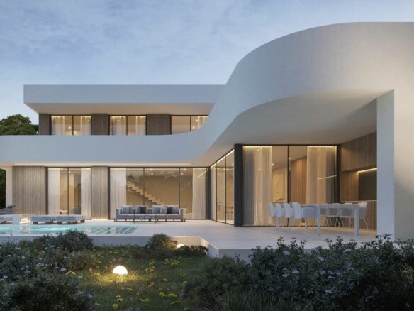 Villa Of 310 M² With Sea View In Moraira, Spain