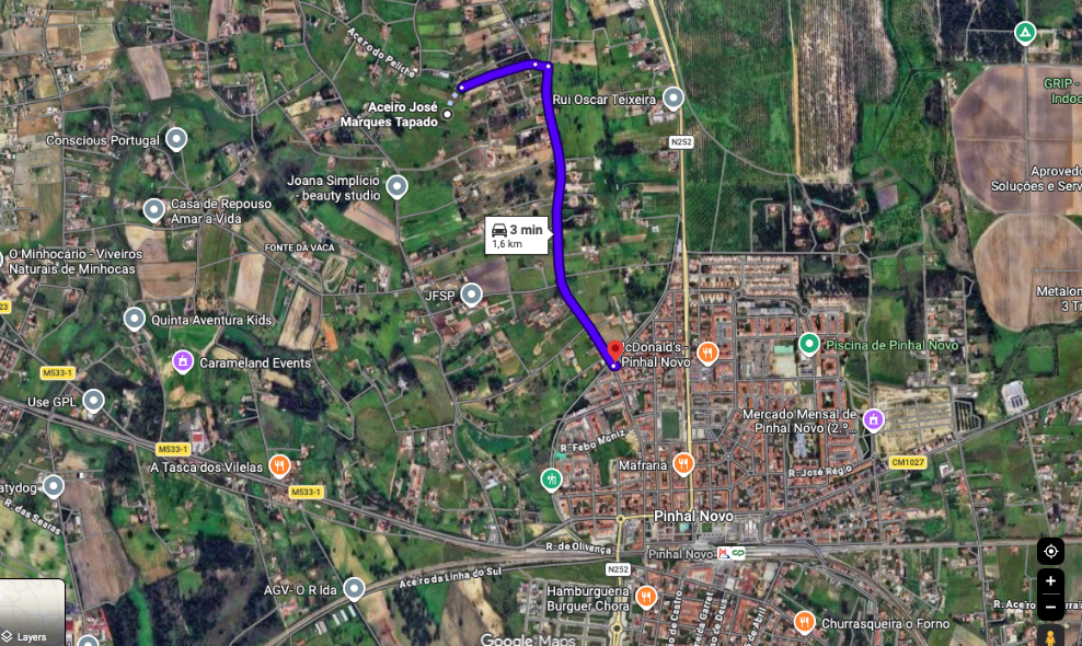 Flat Rustic Land Of 11,750 M² With Spectacular Lisbon Views And Exclusive Access — Fonte Da Vaca, Pinhal Novo