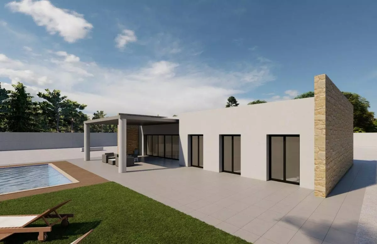 Villa Of 125 M² With Mediter Real Estate In Pinoso, Spain