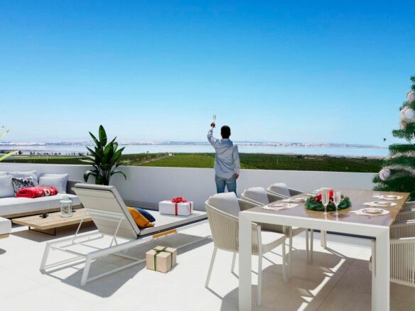 House Of 77 M² With Sea Views In Orihuela Costa, Spain