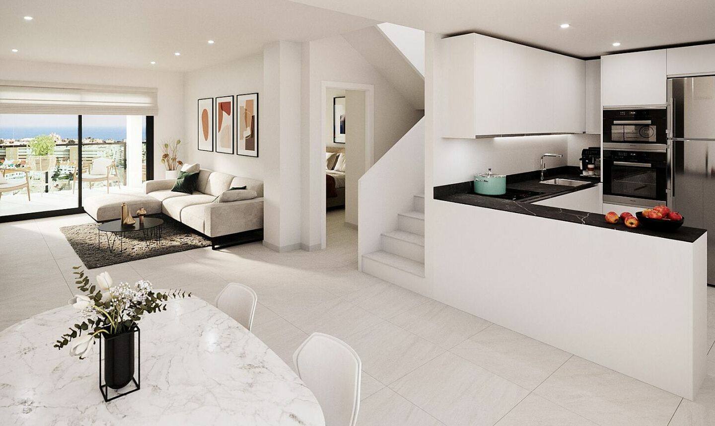 3-bedroom Penthouse In Torrevieja, Spain (96 M²)