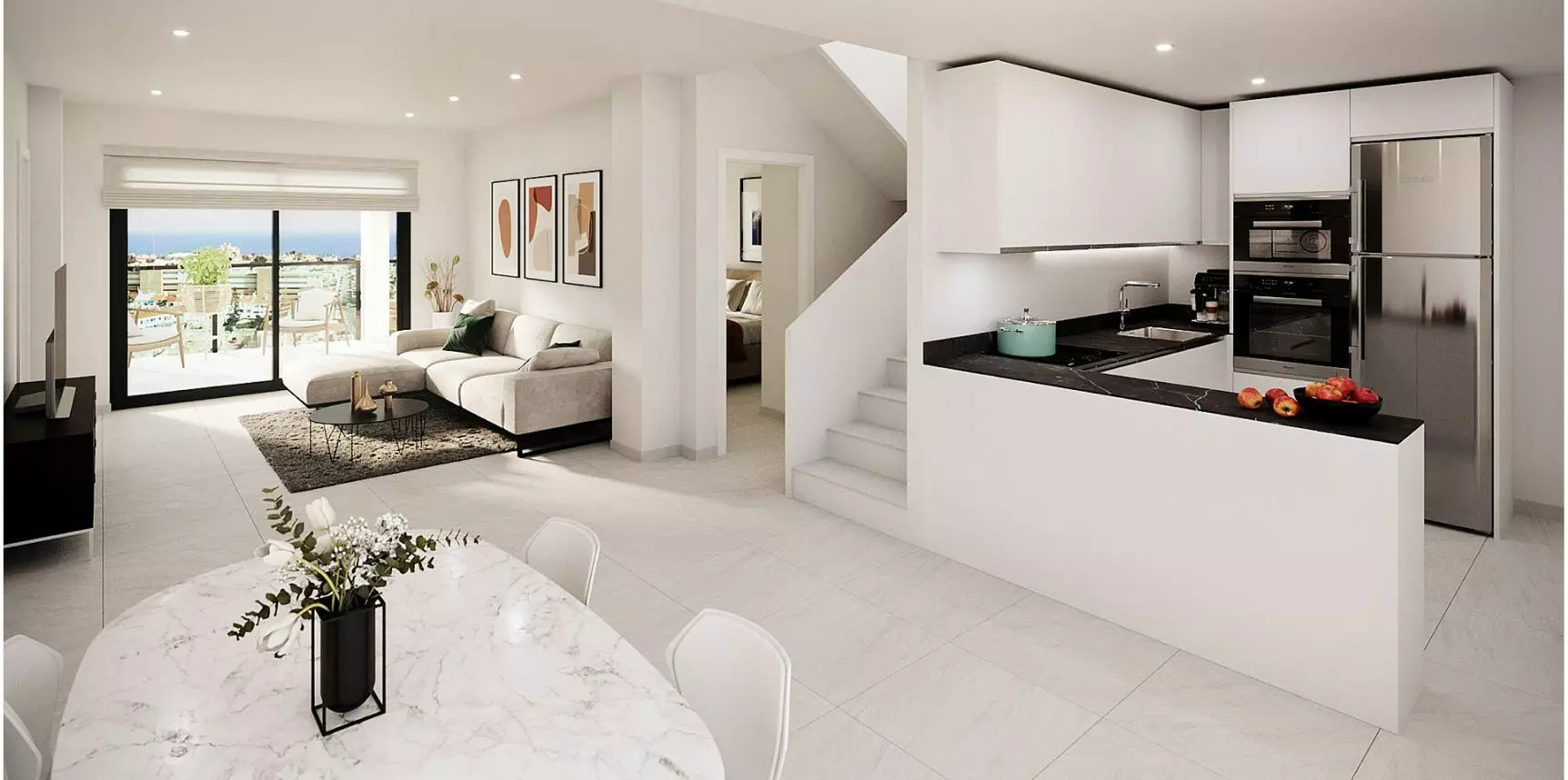 3-bedroom Penthouse In Torrevieja, Spain (96 M²)