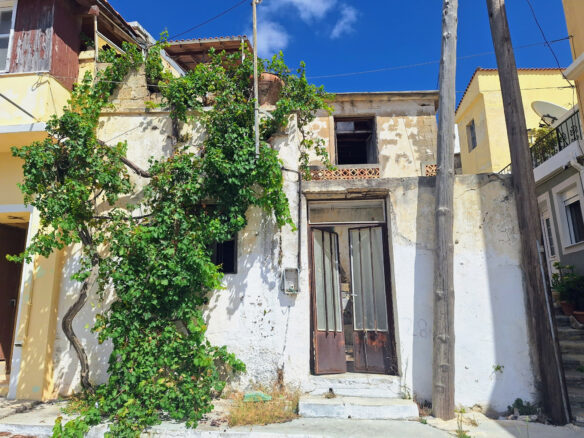 Traditional Two-storey Stone House For Renovation In Vrahasi, Lasithi