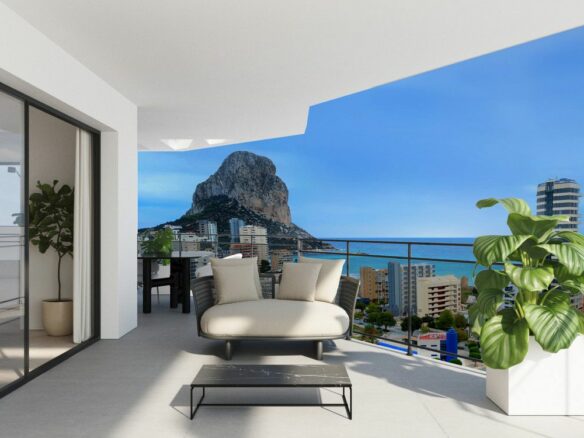 Apartment Of 104 M² With Sea View In Calpe, Spain