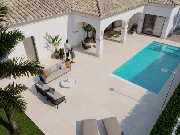 Villa Of 160 M² With Sea Views In Lo Pagan, Spain